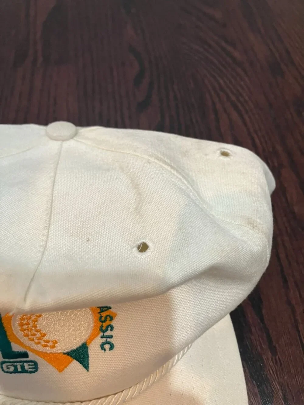 VTG GTE West Classic Adjustable Golf Hat, White Multi, One Size